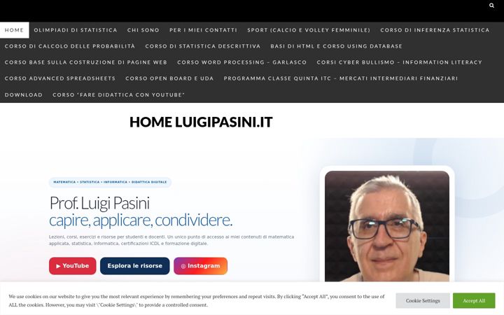 Screenshot of luigipasini.it