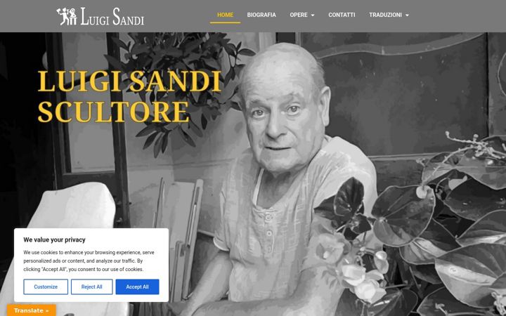Screenshot of luigisandi.it