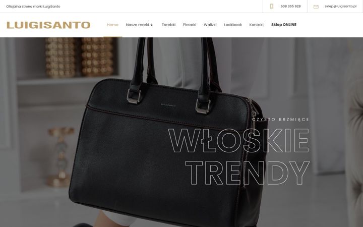 Screenshot of luigisanto.pl