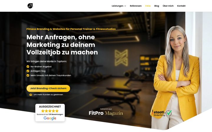 Screenshot of luisa-stepper.de