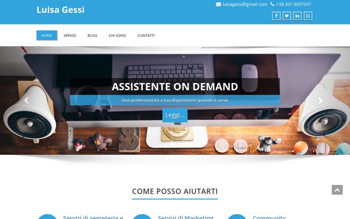 Screenshot of luisagessi.it