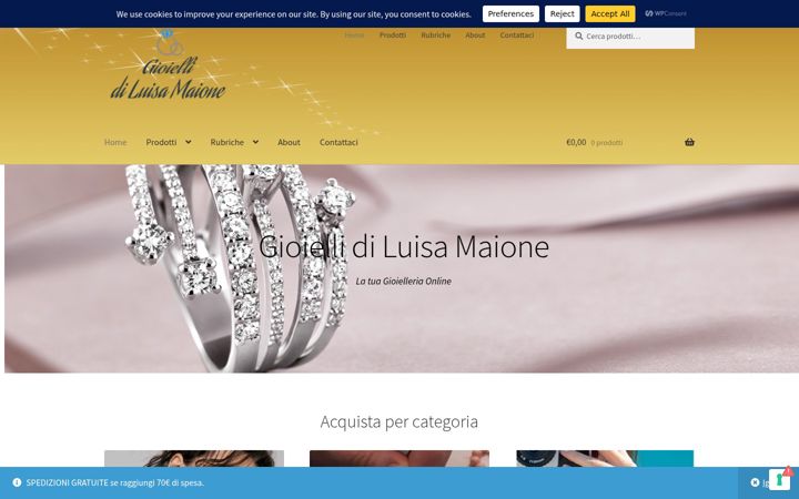 Screenshot of luisamaione.it