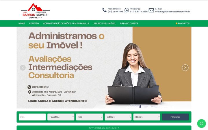 Screenshot of luisbarroscorretor.com.br