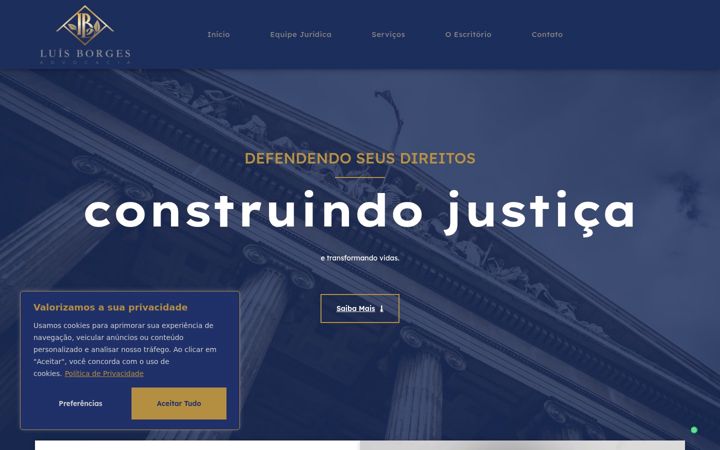 Screenshot of luisborges.adv.br