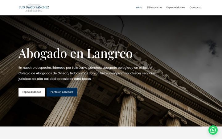 Screenshot of luisdavidabogado.com