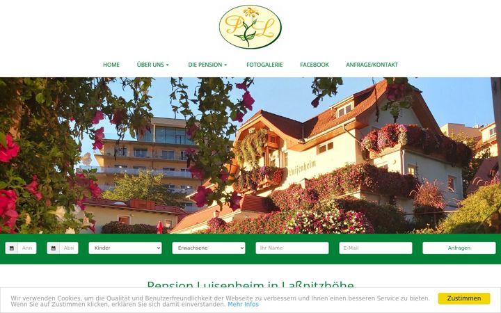 Screenshot of luisenheim.com