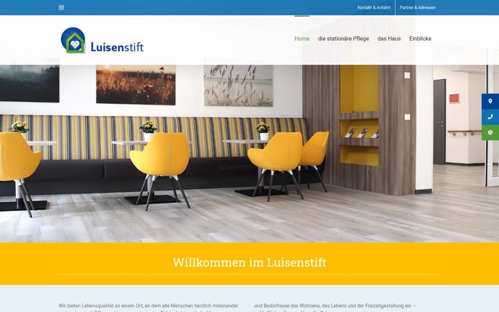 Screenshot of luisenstift-re.de