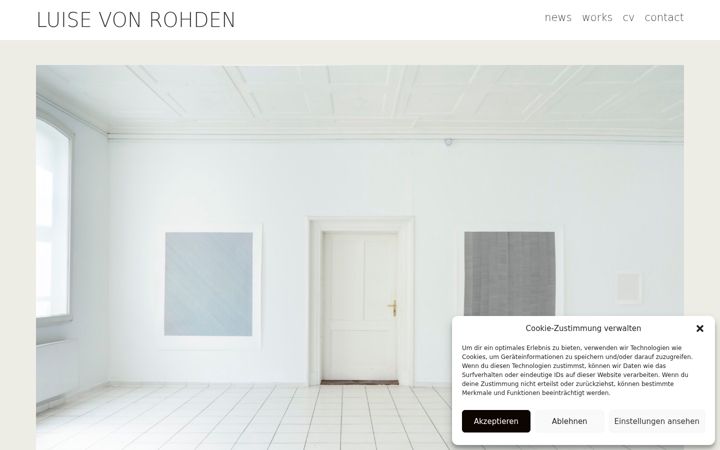Screenshot of luisevonrohden.de