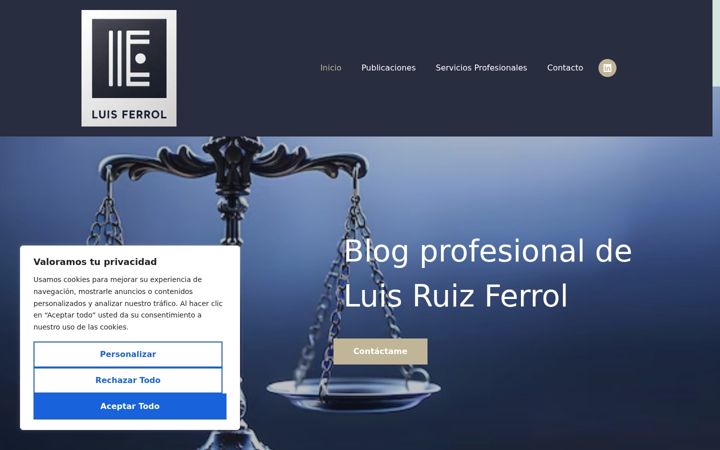 Screenshot of luisferrol.es