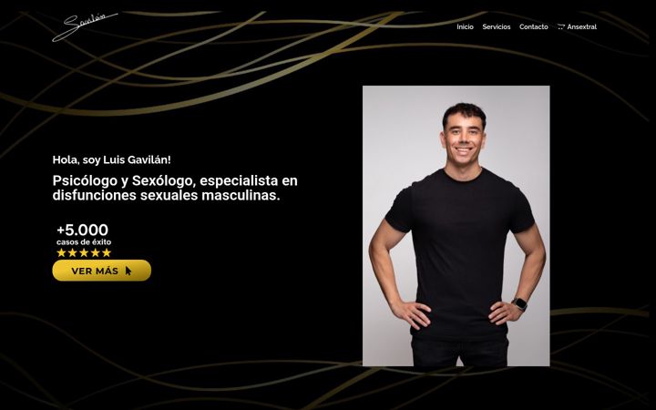 Screenshot of luisgavilan.com