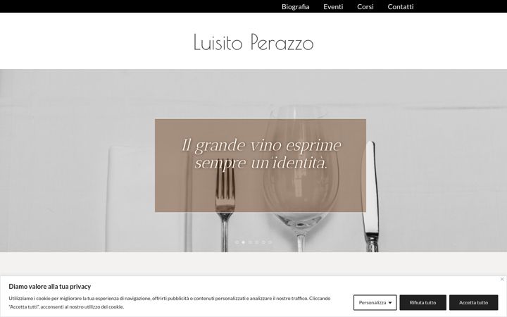 Screenshot of luisitoperazzo.com