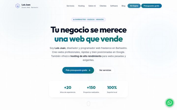 Screenshot of luisjuan.es