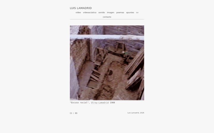Screenshot of luislamadrid.es