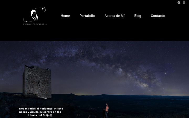 Screenshot of luismi.es
