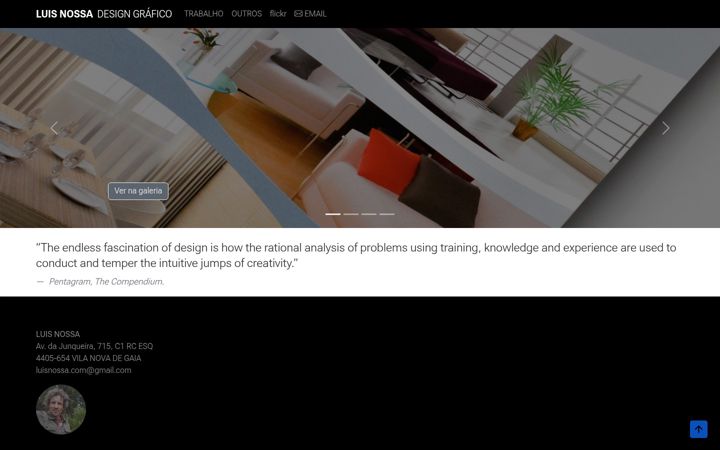 Screenshot of luisnossa.com