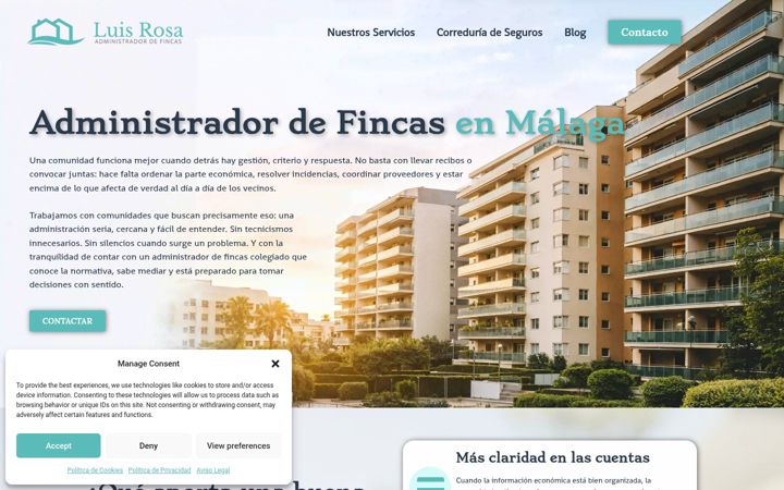 Screenshot of luisrosa.es