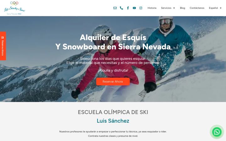 Screenshot of luissanchezsport.com