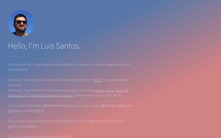 Screenshot of luissantos.dev