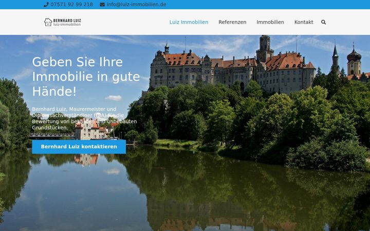 Screenshot of luiz-immobilien.de