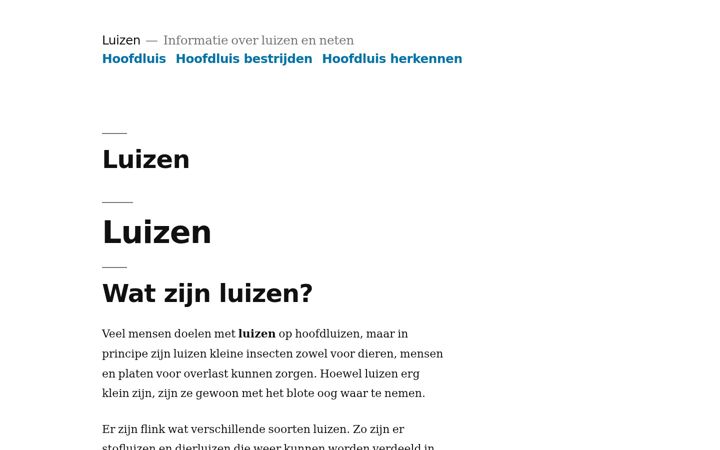 Screenshot of luizen.org