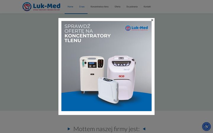 Screenshot of luk-med.com.pl