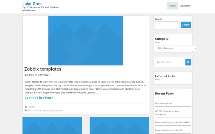 Screenshot of lukagros.com