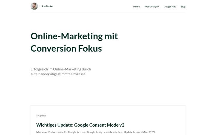 Screenshot of lukas-becker.eu