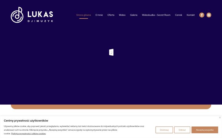 Screenshot of lukasdj.pl