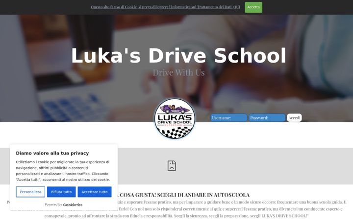 Screenshot of lukasdriveschool.com