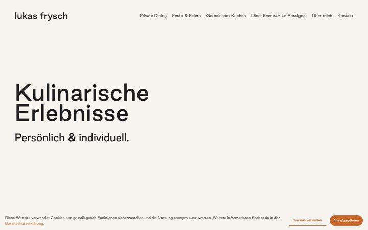 Screenshot of lukasfrysch.de
