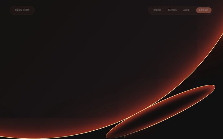 Screenshot of lukaszgluch.com