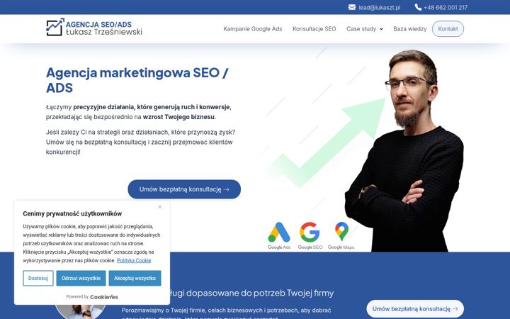 Skjermbilde av lukaszt.pl