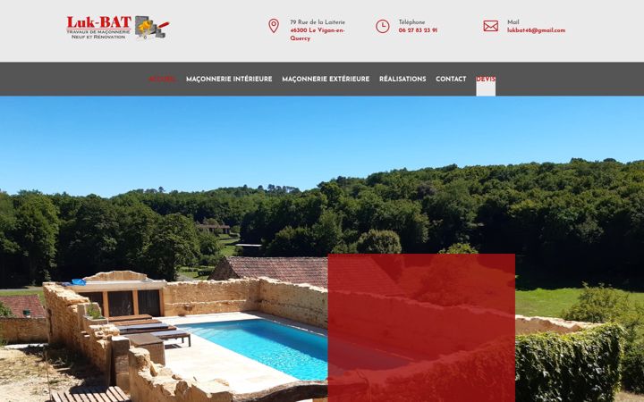 Screenshot of lukbat-maconnerie.fr