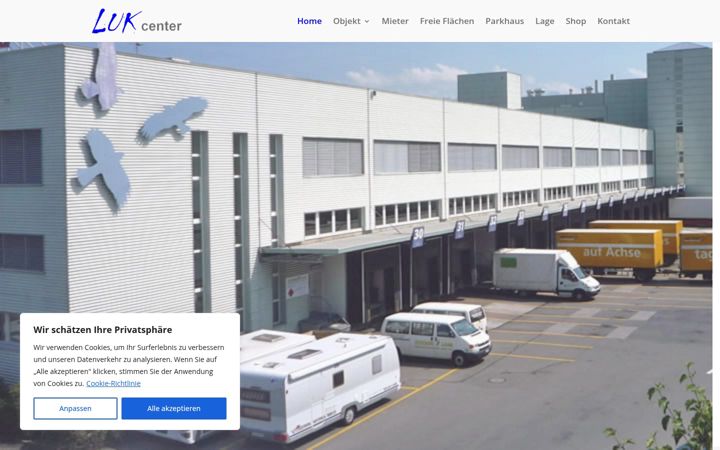Screenshot of lukcenter.ch