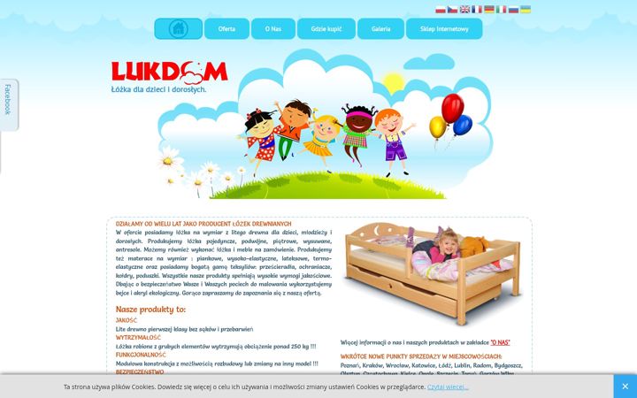 Screenshot of lukdom.pl