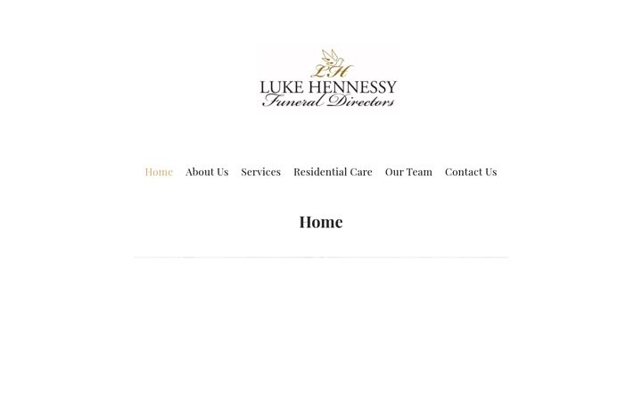 Screenshot of lukehennessyfunerals.com
