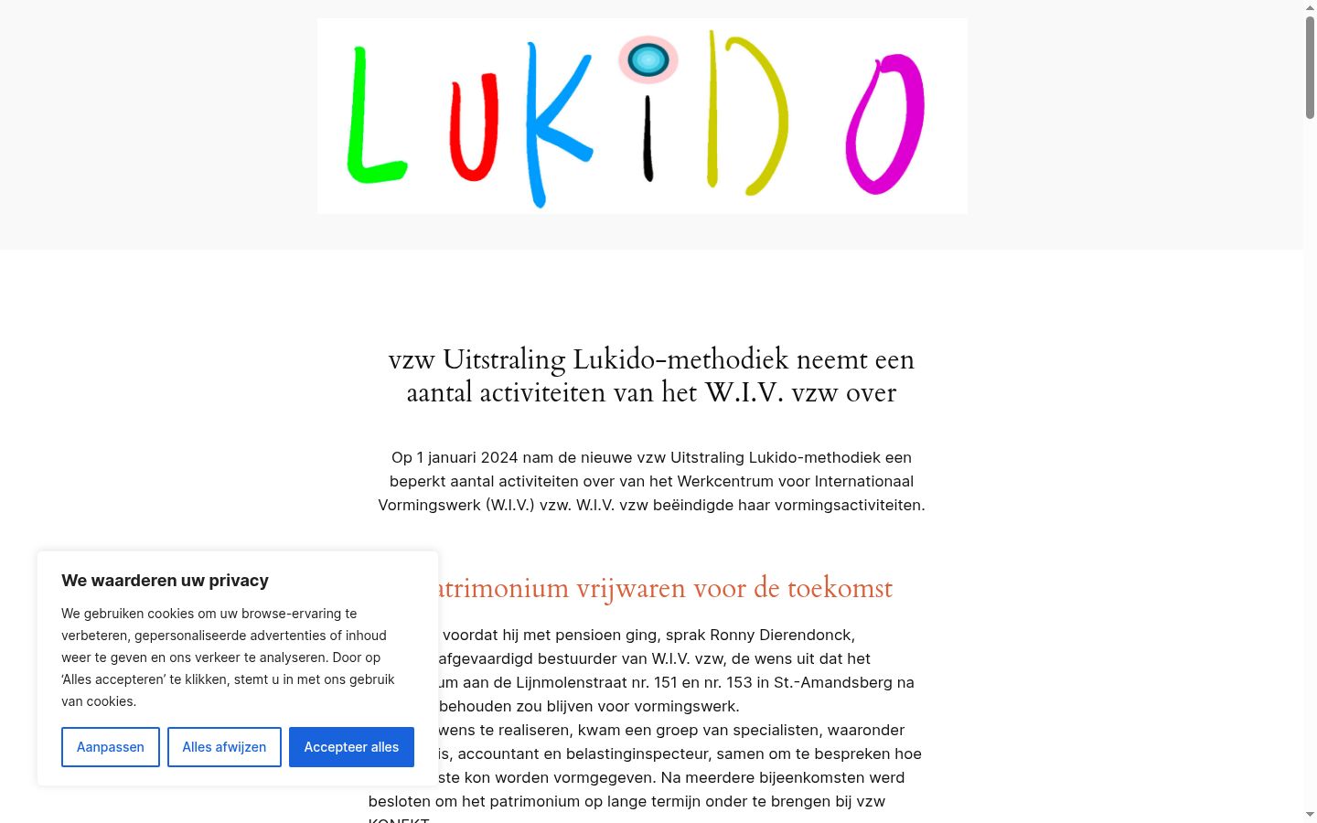 Screenshot tal-banner tal-kunsens muri qabel kwalunkwe interazzjoni