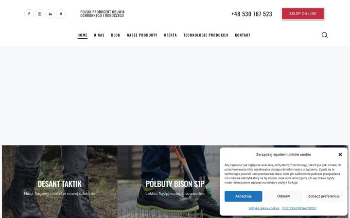 Screenshot of lukmor.pl
