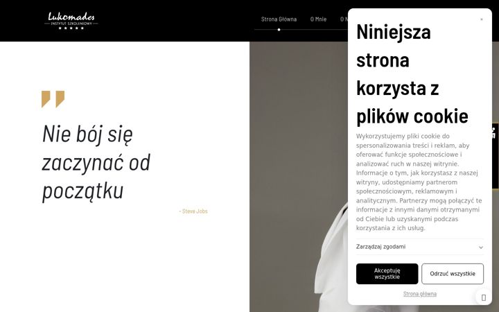 Screenshot of lukomades.pl