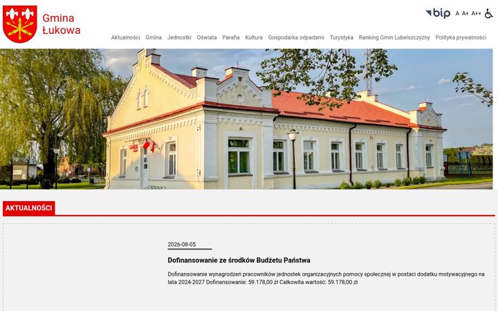 Screenshot of lukowa.pl