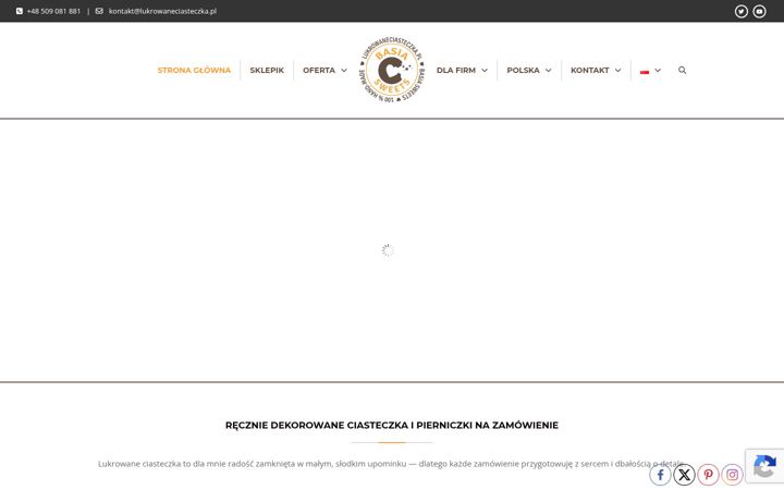 Screenshot of lukrowaneciasteczka.pl