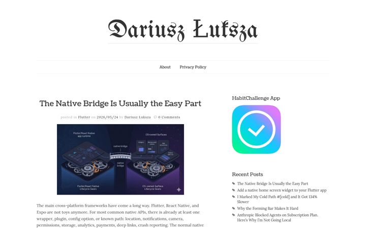 Screenshot of luksza.org