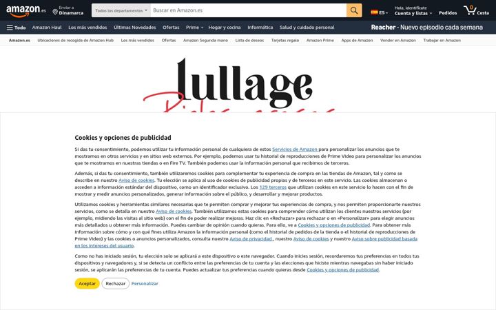 Screenshot of lullage.es