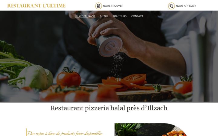 Screenshot of lultimerestaurant.fr