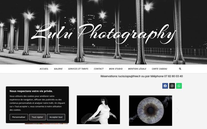 Screenshot of lulu-photography.fr