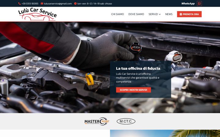 Screenshot of lulucarservice.it