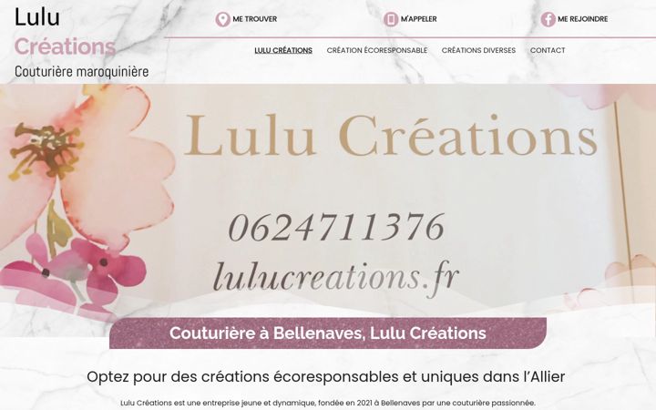 Screenshot of lulucreations.fr