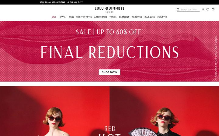Screenshot of luluguinness.com