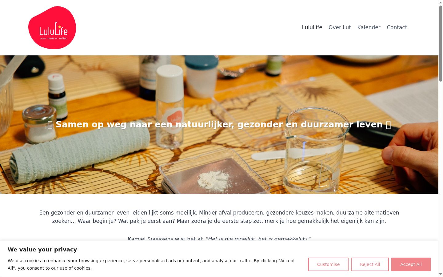 Screenshot tal-banner tal-kunsens muri qabel kwalunkwe interazzjoni