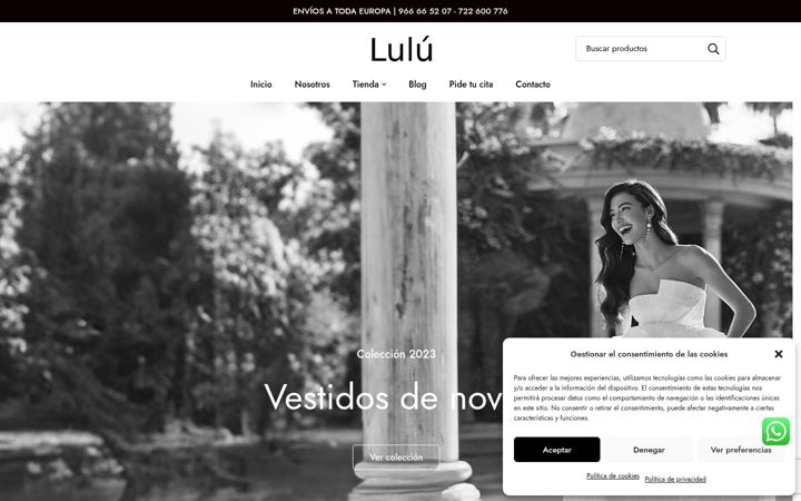 Screenshot of lulunovias.es